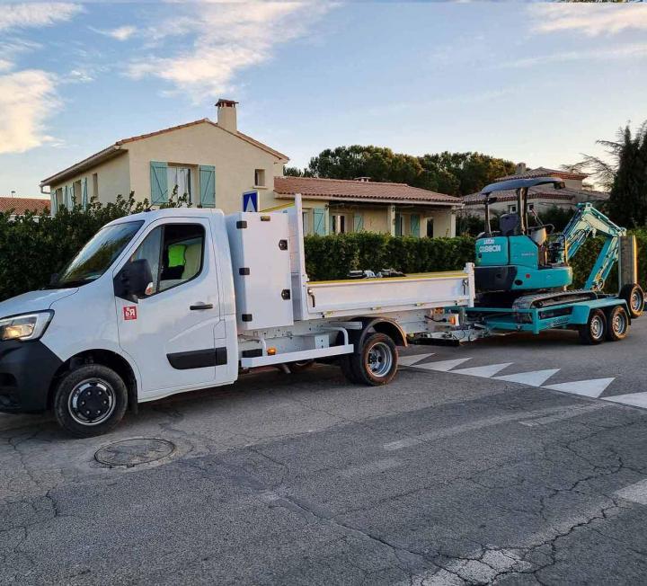 Location de pelles avec chauffeur Lunel